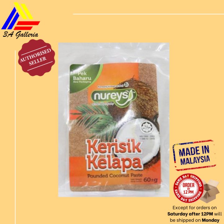 Nureys Kerisik Kelapa Coconut Paste 60g Lazada