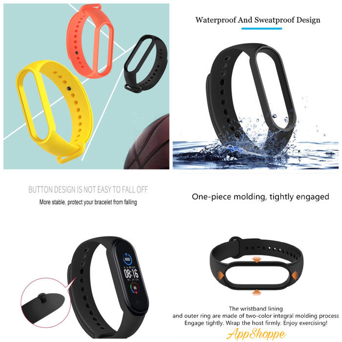 STRAP MI BAND 6 MI BAND 5 TALI MIBAND 5 6 TALI JAM XIAOMI MI BAND 5