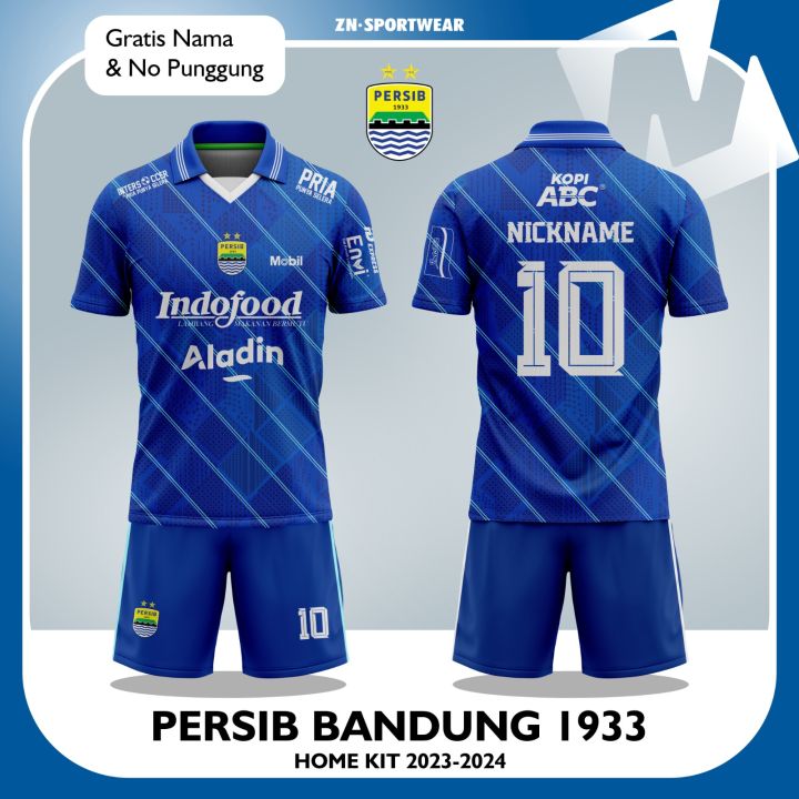 Baju Jersey Stelan Persib BDG 1933 Home Blue 2023 2024 Supporter