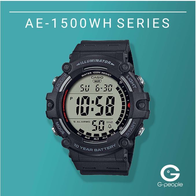 CASIO AE 1500WH 1AV AE 1500WH 1A AE 1500WH 1 AE 1500WH DIGITAL