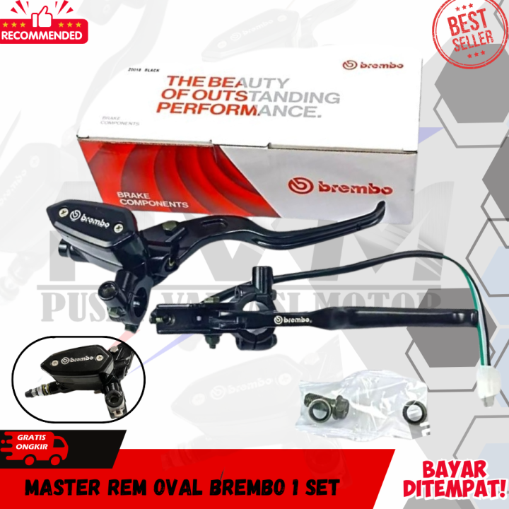 MASTER REM BREMBO OVAL KOTAK BRCMBO VARIASI KOTAK OVAL 1SET KANAN KIRI