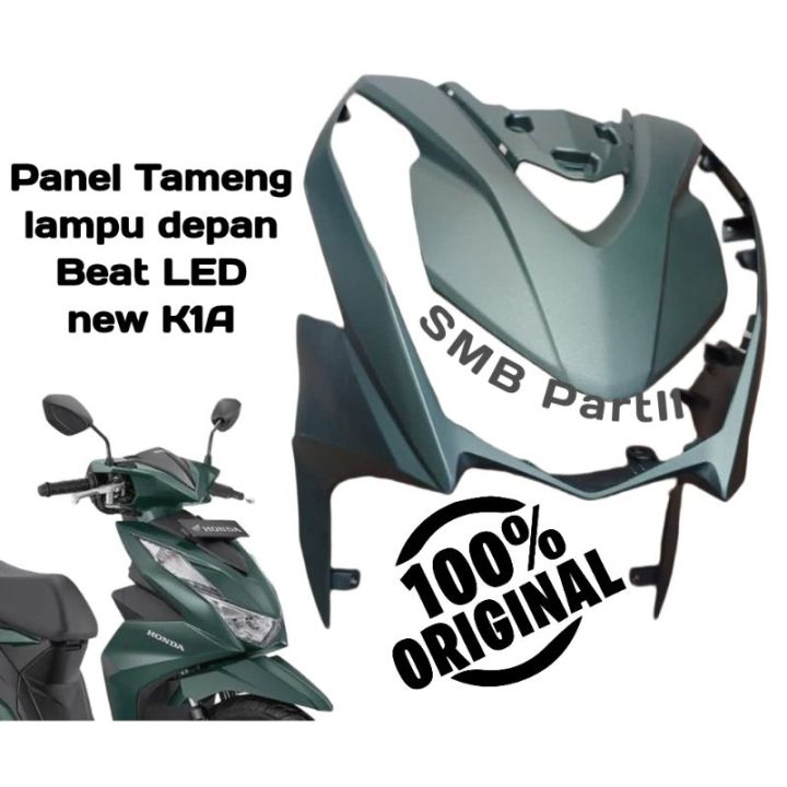 Cover Front Panel Tameng Lampu Depan Beat Led New K1A 2022 2023 Hijau