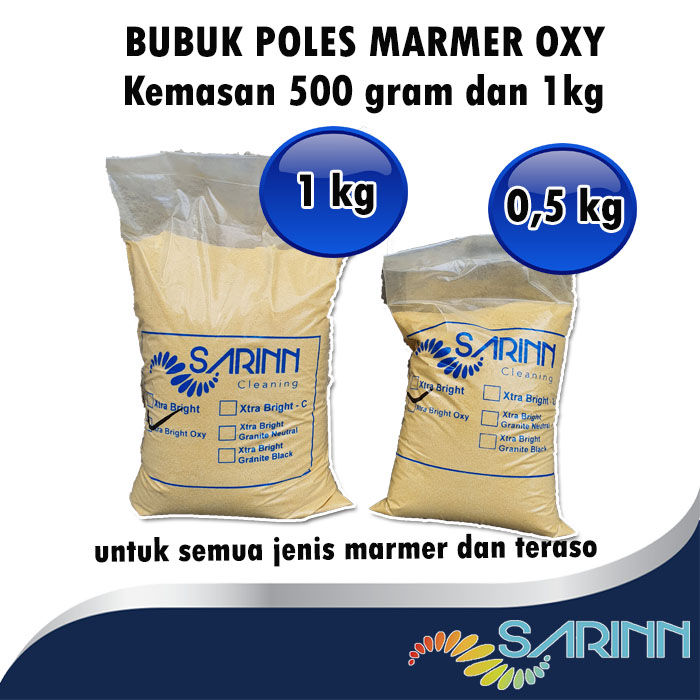 Obat Bubuk Poles Kristalisasi Marmer Teraso Xtra Bright Oxy Kemasan 0