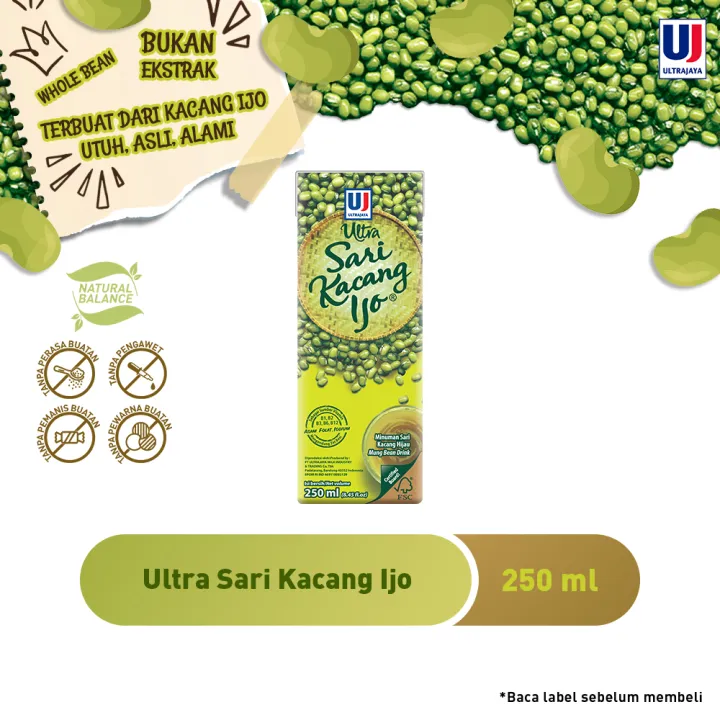 Ultra Sari Kacang Ijo 250ml Lazada Indonesia