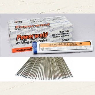 POWERWELD 308L STAINLESS STEEL ELECTRODE WELDING ROD 2 0MM 2 6MM 3