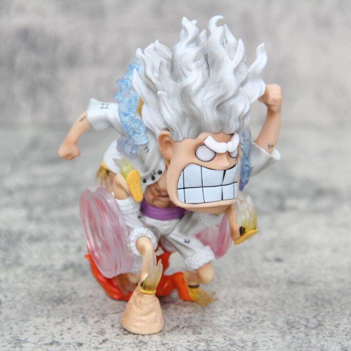 HSNNG Anime Luffy Nika Luffy Gear 5 Action Figure Figure Toys Sun God