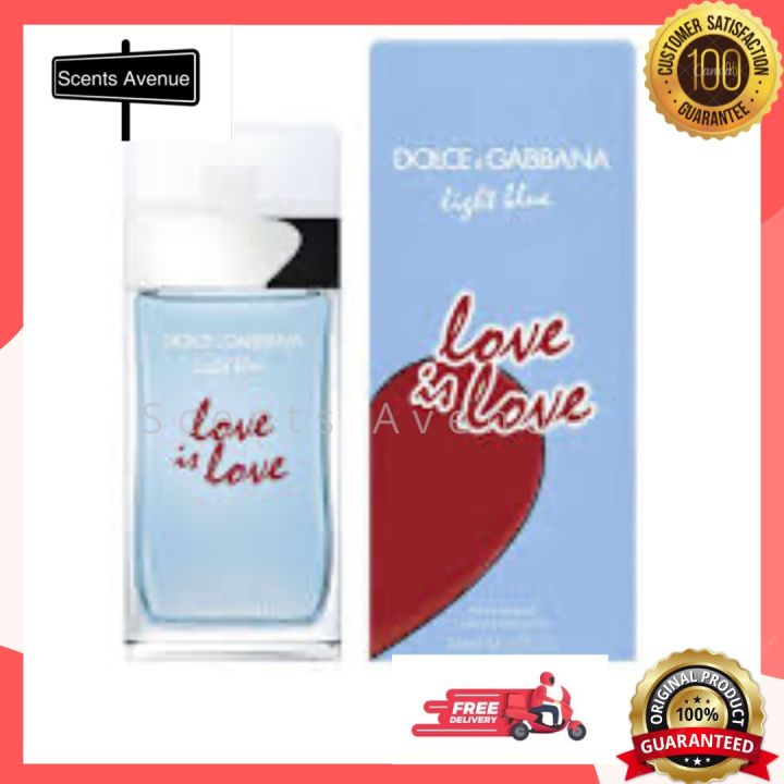 Dolce Gabanna Light Blue Love Is Love Edt Ml Lazada Ph