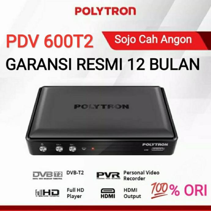 Stb T Polytron Set Top Box Dvb T Receiver Tv Digital Pdv T