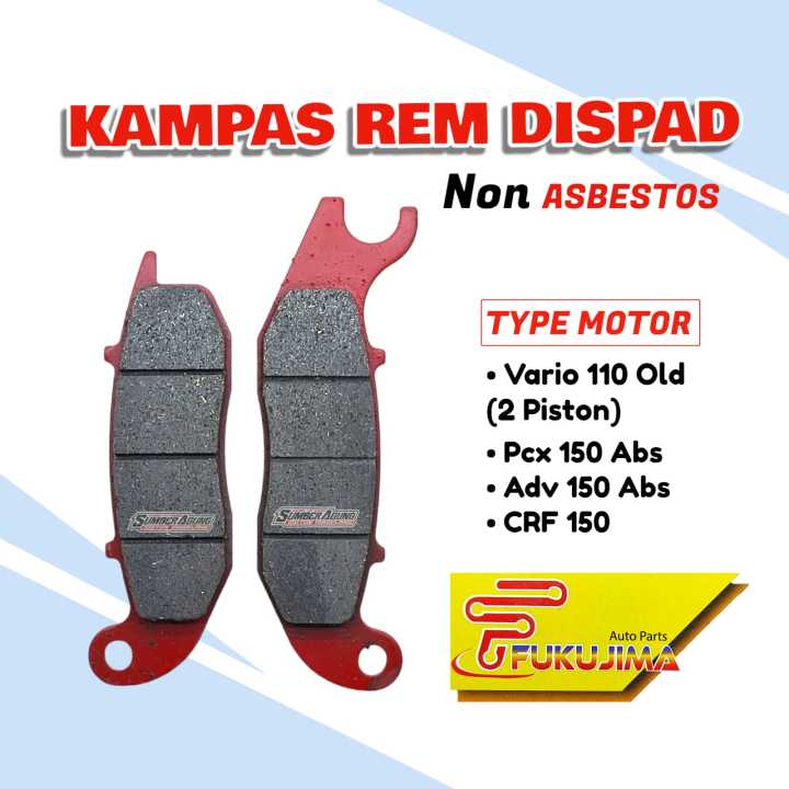 DISPAD KAMPAS REM CAKRAM DEPAN VARIO 110 OLD PCX ADV 150 CRF 150