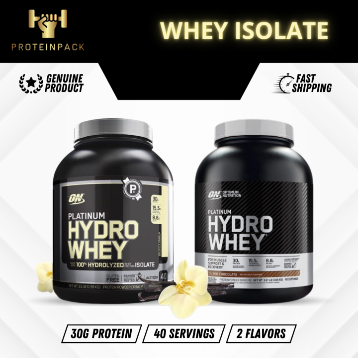 Optimum Nutrition Platinum Hydro Whey Protein Turbo Chocolate Velocity