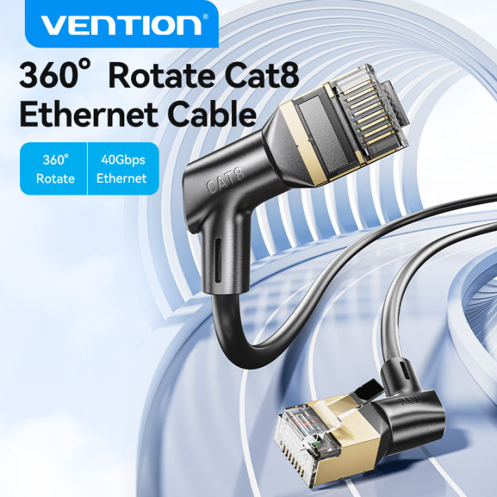 Vention Cat Ethernet Degrees Rotate Cable Sstp Gbps Mhz