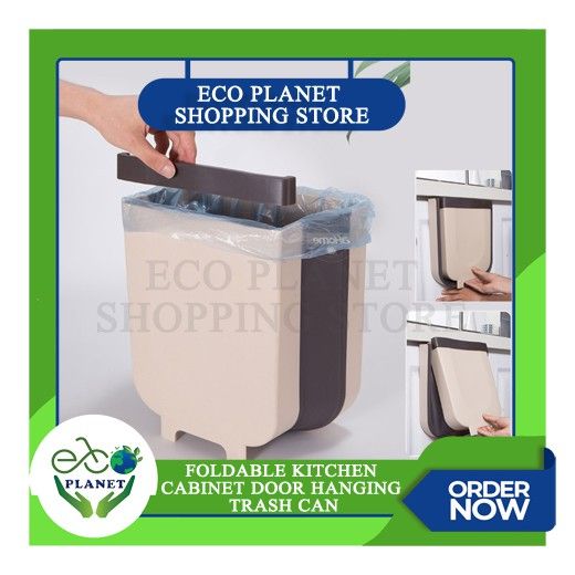 Ecoplanet Cod Kitchen Hanging Trash Can Home Bedroom Bathroom Wall