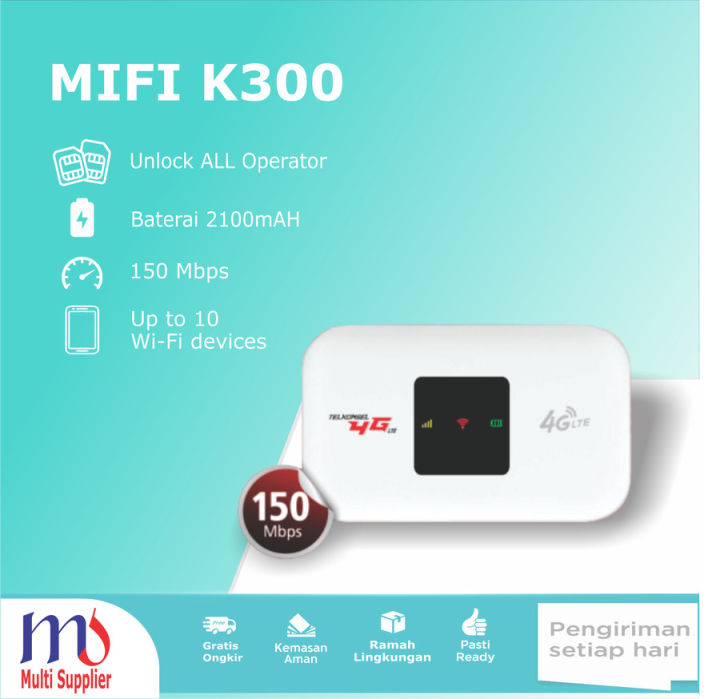 Modem Wifi Mifi G Lte K Unlock All Operator Mbps Lazada Indonesia