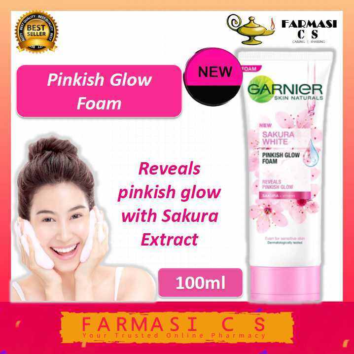 Garnier Sakura White Pinkish Glow Foam Ml Exp Lazada