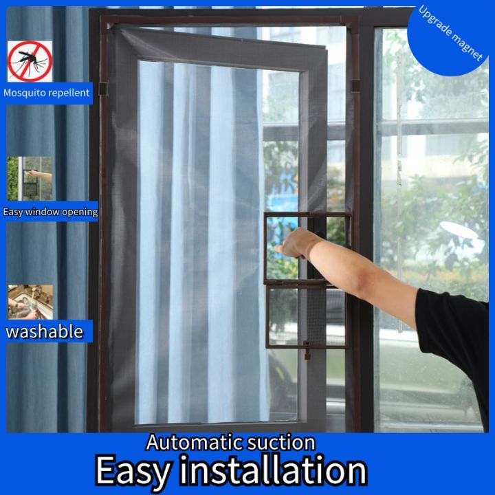 Full Setmagnetic Window Mosquito Net Diy Mesh Invisible Screen