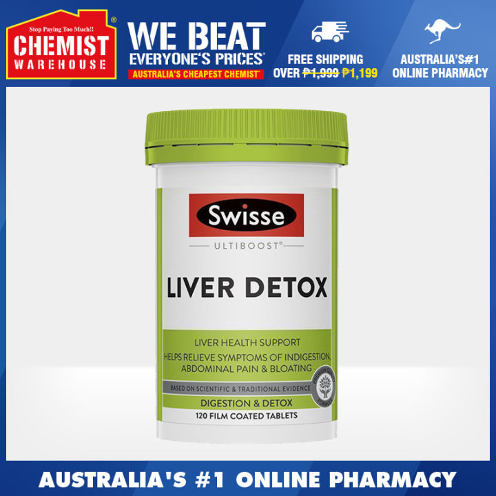 Swisse Ultiboost Liver Detox Tablets Support Liver Health Chemist