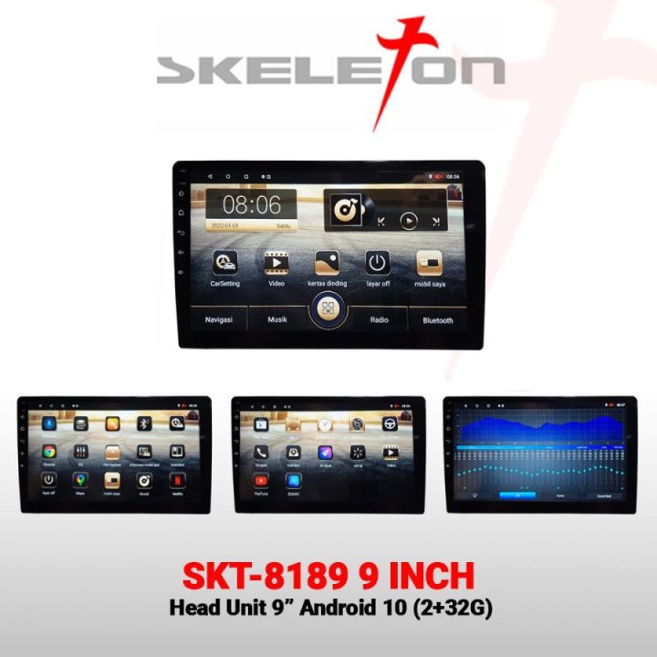 Head Unit Android 9 Inch Skeleton 8189 MirrorLink Ram 2 32GB Lazada