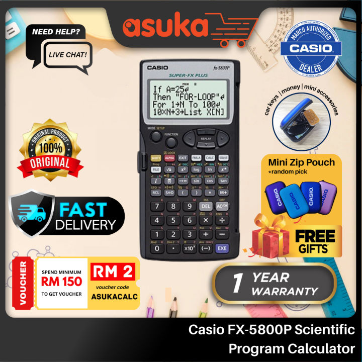 Casio Fx P Scientific Program Calculator Fx P Lazada