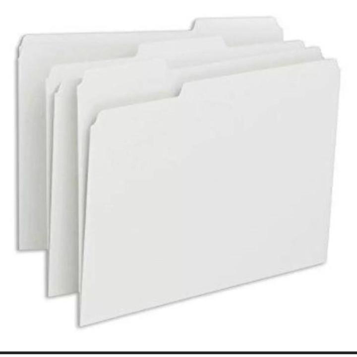 White Folder Long Pcs Lazada Ph