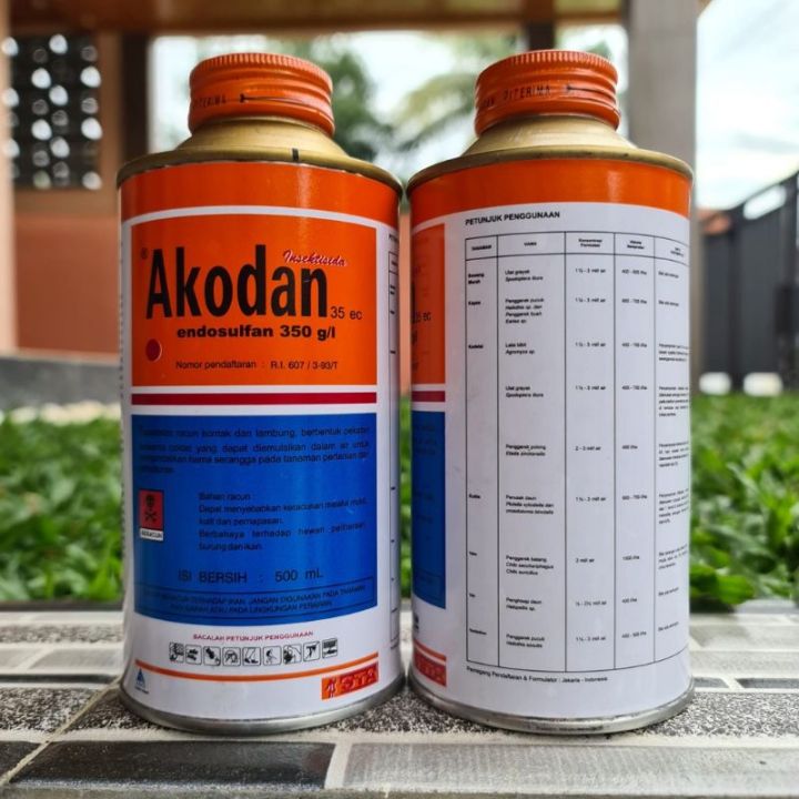 Insektisida Akodan Racun Ikan 500ml Endosulfan Obat Serangga Lazada