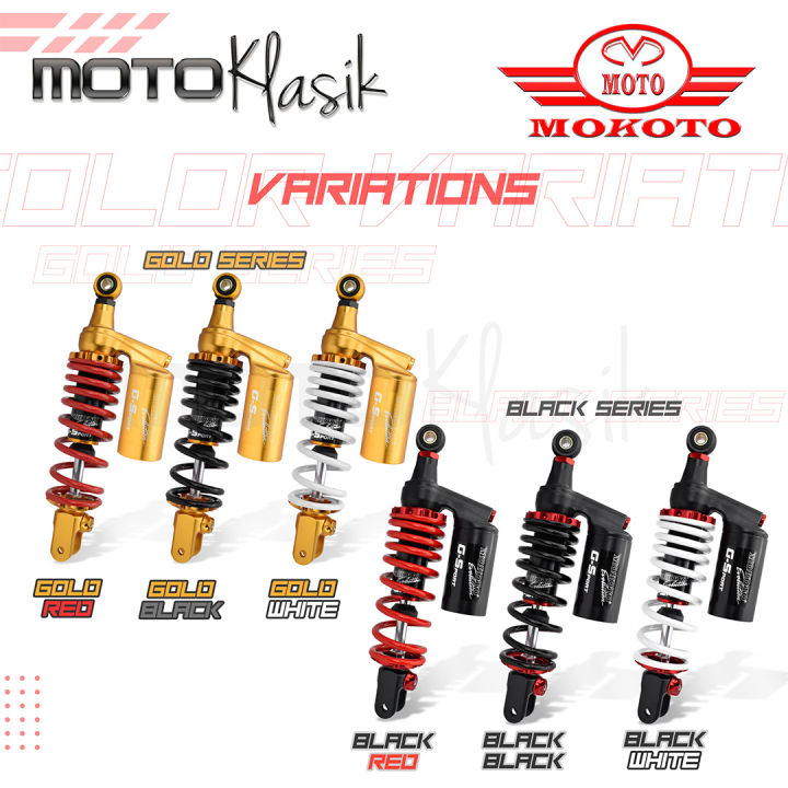 Mokoto Honda Click V V Rear Shock Gas Absorber W Baso Mm Gold