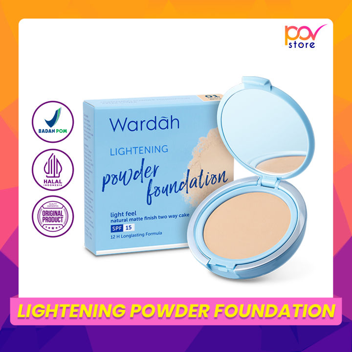 Wardah Lightening Powder Foundation Extra Cover Bedak Yang