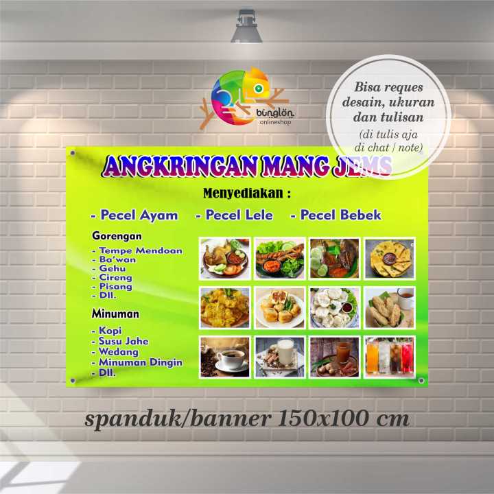 Spanduk Banner Angkringan Free Desain Lazada Indonesia