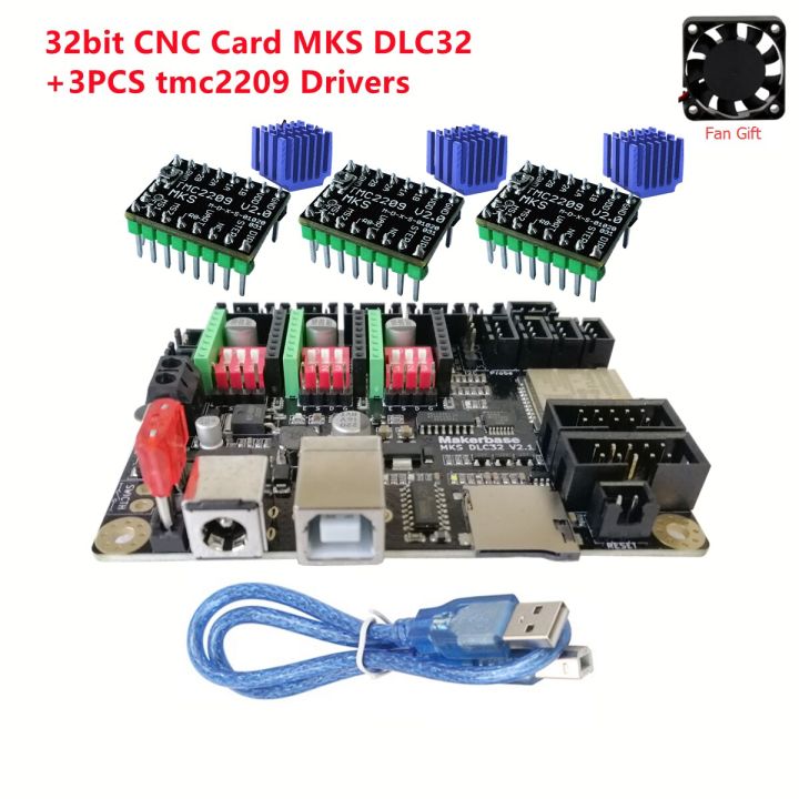 New Yuu New MKS dlc32 V2 1 tấm CNC khắc laser điều khiển 32 bit