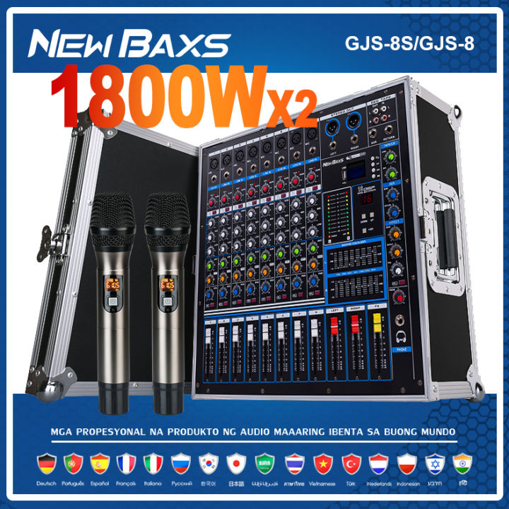 New Baxs Channel Propesyonal Audio Mixer Gjs Gjs S Amplifier