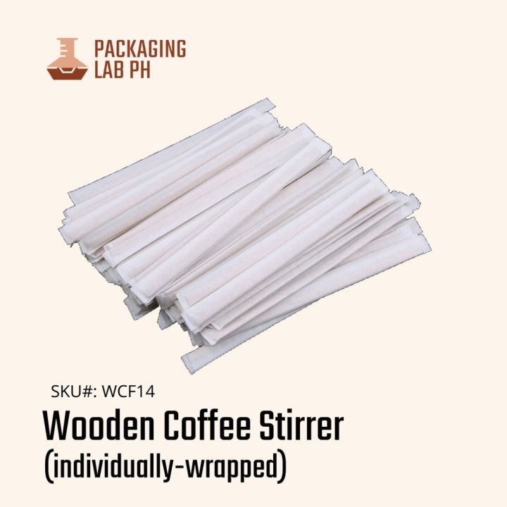 500pcs Wooden Coffee Stirrer Individually Wrapped Lazada PH