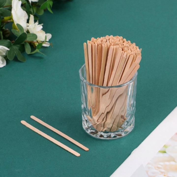 Detaile Bar Cafe Disposable Wooden Natural Eco Friendly Swizzle Sticks