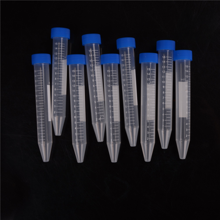 Pcs Ml Plastic Centrifuge Test Tube Vial Container Self Standing