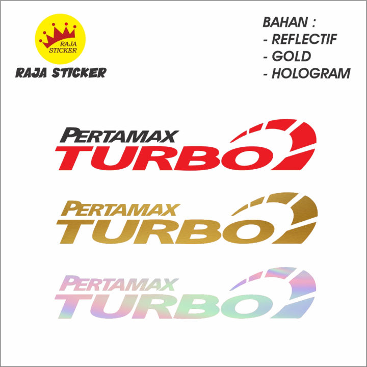 STIKER PERTAMAX TURBO 12 CM Lazada Indonesia