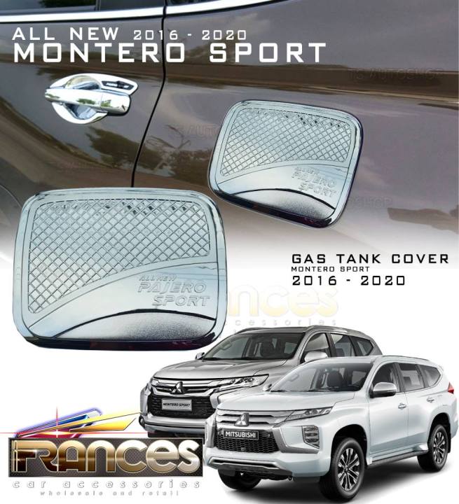 Montero Chrome Gas Tank Cover With Pajero Logo Thailand Made