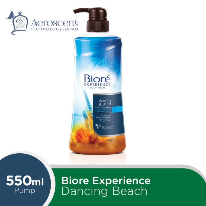 Biore Experience Body Foam Dancing Beach Sabun Mandi Pump Ml