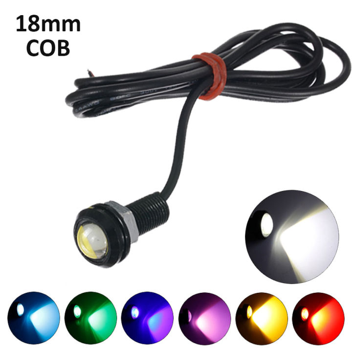 Pcs V Mm Car Eagle Eye Light Drl Daytime Running Light Led Backup