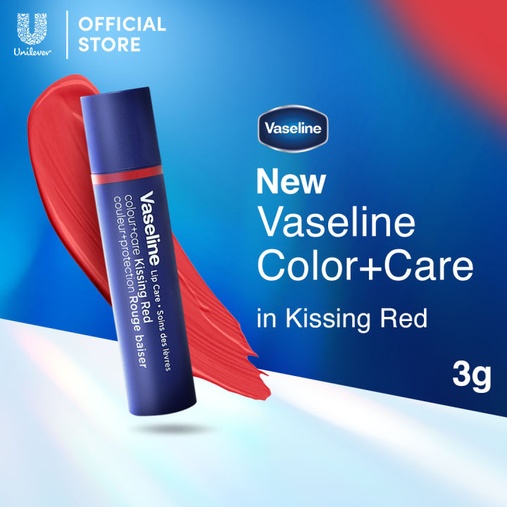 Vaseline Lip Care Colour Care Kissing Red 3G Lazada PH