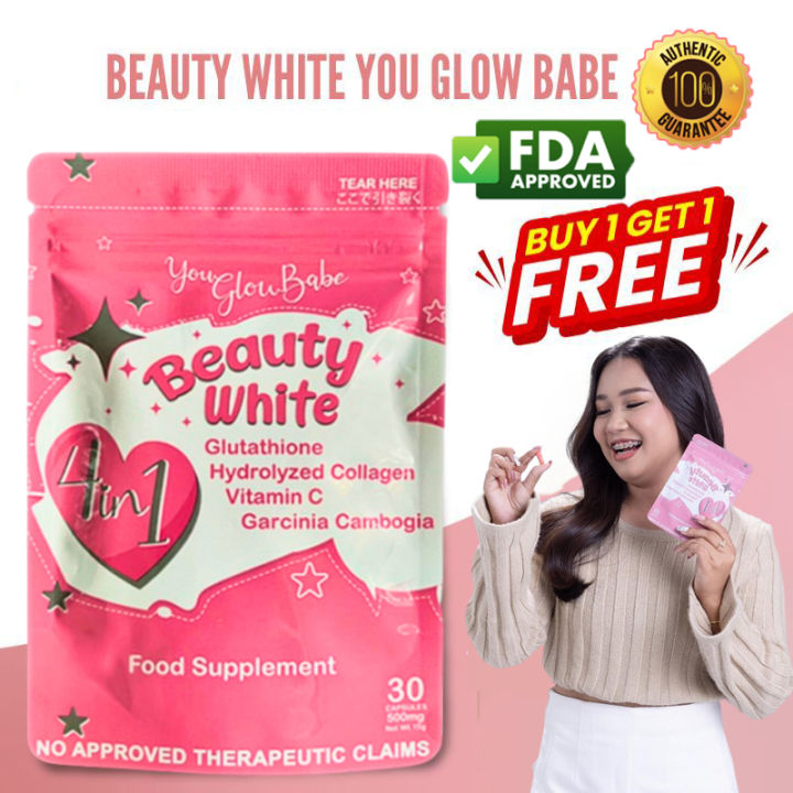 Beauty White You Glow Babe Glutathione Capsule Capinpin Fam Lazada PH