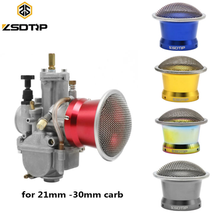 50mm Motorcycle Carburetor Air Filter Cup With Net Velocity Stacks For