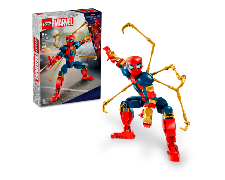 LEGO Marvel Superheroes 76298 Iron Spider Man Construction Figure