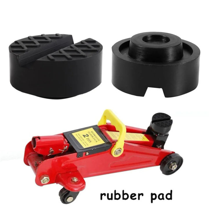 Pc Car Lift Jack Stand Rubber Pads Black Rubber Slotted Floor Jack Pad