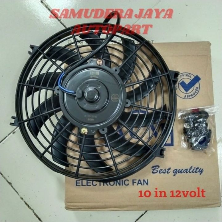 Kipas Motor Extra Ekstra Fan Radiator Ac Mobil Universal Volt