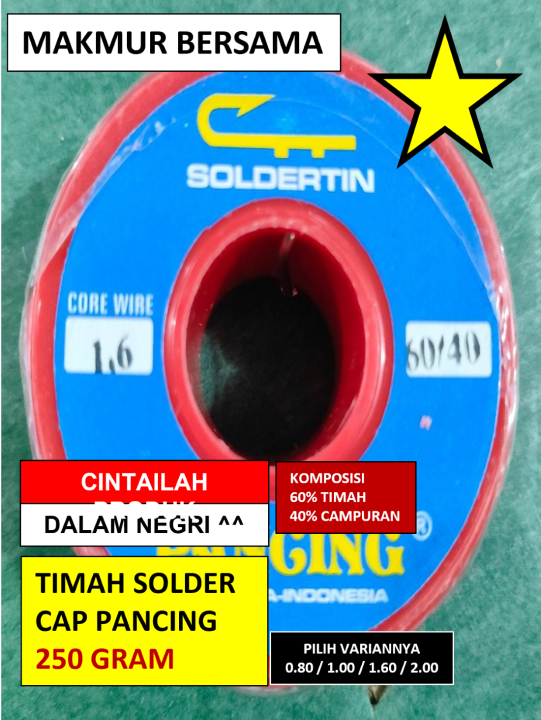 Timah Solder Cap Pancing Per Roll Gram Lazada Indonesia