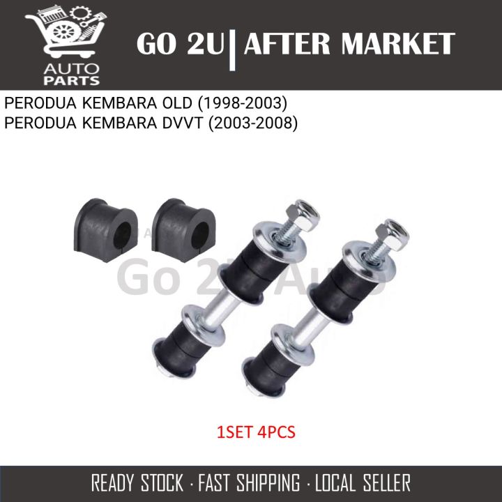 FRONT STABILIZER LINK AND BUSH 1SET 4PCS PERODUA KEMBARA OLD 1 3CC