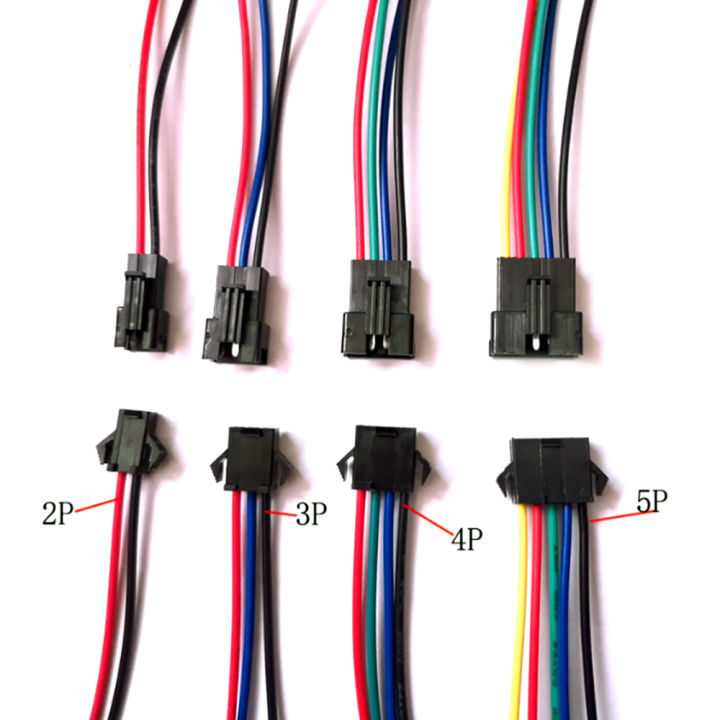 Pairs Pin Pin Pin Pin Male And Female Jst Sm Connector Led Strip