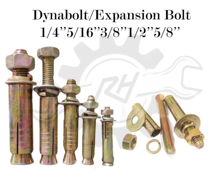 DYNABOLT EXPANSION BOLT Per PCS 1 4 5 16 3 8 1 2 5 8 Lazada PH