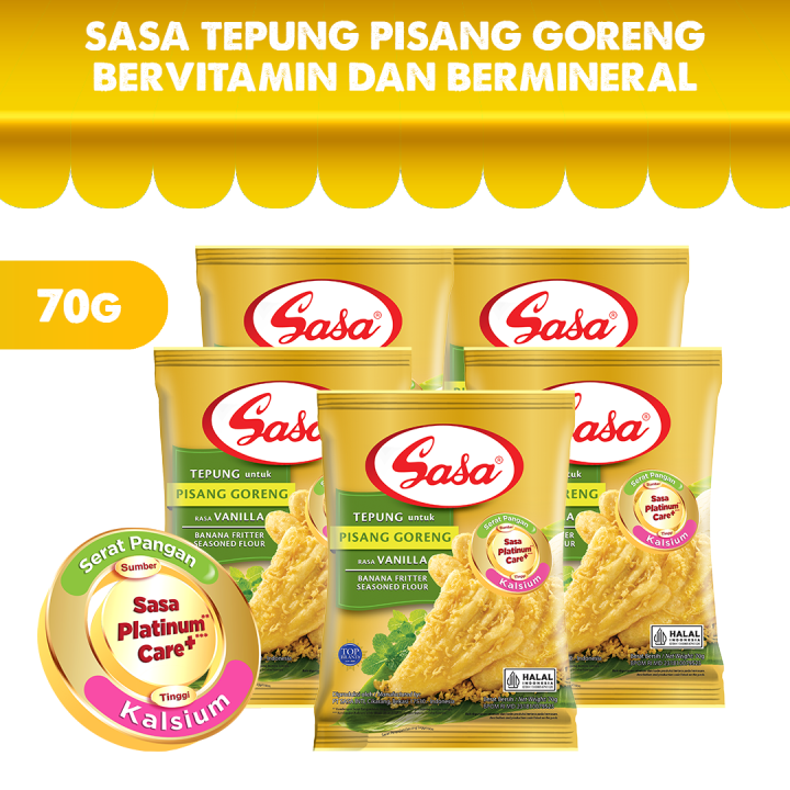 Sasa Tepung Pisang Goreng Bervitamin Bermineral Gr Pcs Lazada