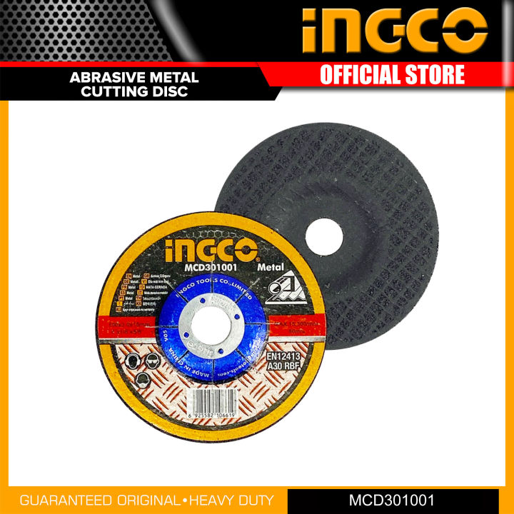 Ingco Mcd Abrasive Metal Cutting Disc For Angle Grinder Iht