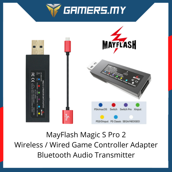 Mayflash Magic S Pro Wireless Bluetooth Controller Usb Adapter For