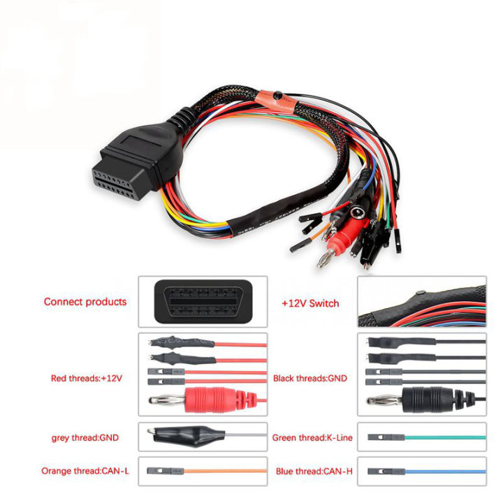 Diagnostic OBD2 Adapter MPPS V21 OBD Breakout Tricore Cable ECU Bench